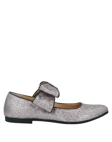 Gallucci Babies'  Toddler Girl Ballet Flats Silver Size 10c Textile Fibers