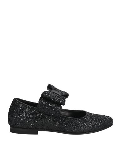 Gallucci Toddler Girl Ballet Flats Black Size 10c Textile Fibers In Black