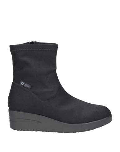 Agile By Rucoline Woman Ankle Boots Black Size 8 Textile Fibers In Black