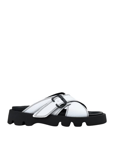 Miista Woman Sandals White Size 10.5 Soft Leather