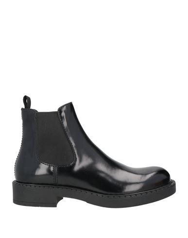 Prada Man Ankle boots Black Soft Leather Cover