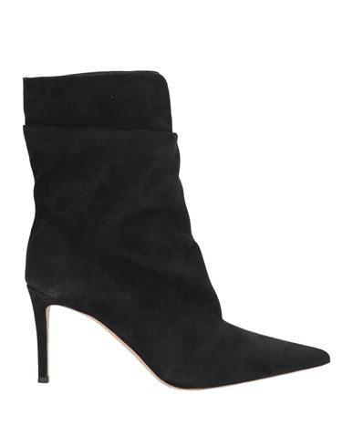 Giuseppe Zanotti Woman Ankle Boots Black Size 7.5 Textile Fibers