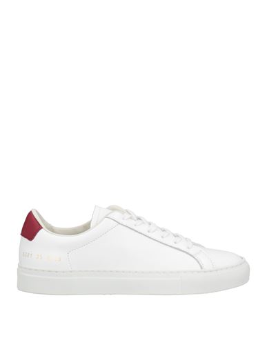 Common Projects Woman By  Woman Sneakers White Size 5 Soft Leather