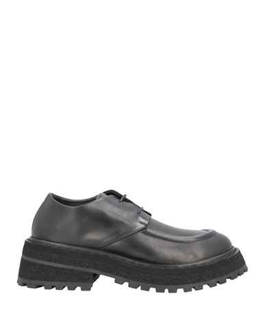 Marsèll Woman Lace-up Shoes Black Size 7.5 Calfskin