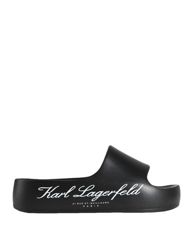Karl Lagerfeld Woman Sandals Black Size 7 Eva (ethylene - Vinyl - Acetate)