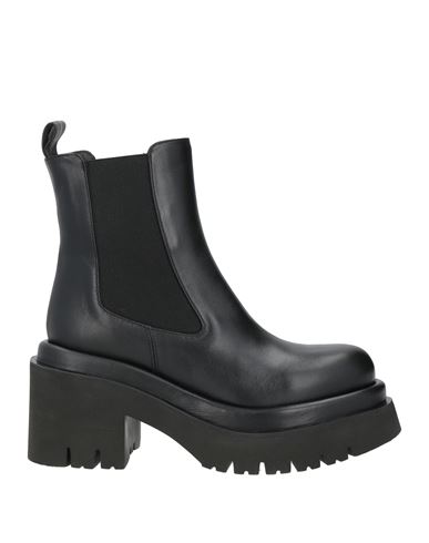 Paloma Barceló Woman Ankle Boots Black Size 7 Soft Leather