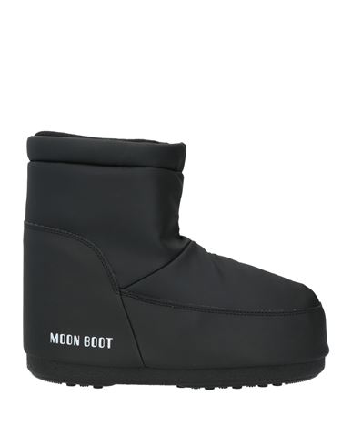 Moon Boot Woman Ankle Boots Black Size 8-9.5 Textile Fibers