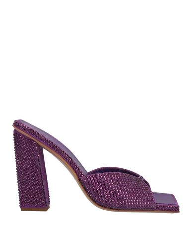 Gia Rhw Gia / Rhw Woman Sandals Purple Size 8 Soft Leather