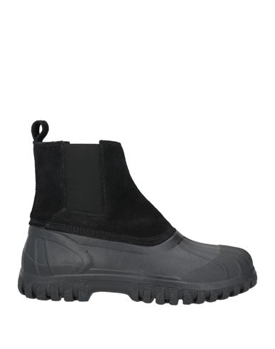 Diemme Man Ankle Boots Black Size 10 Soft Leather, Rubber