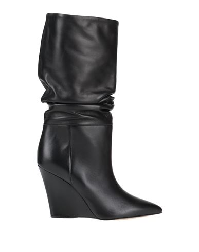 Paris Texas Woman Knee Boots Black Size 7.5 Soft Leather