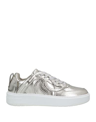Stella Mccartney Qr Code Tongue Cupsole Sneakers In Silver