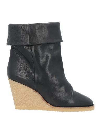 Isabel Marant Woman Ankle Boots Black Size 10 Calfskin