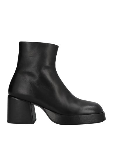 Marsèll Woman Ankle Boots Black Size 8 Soft Leather