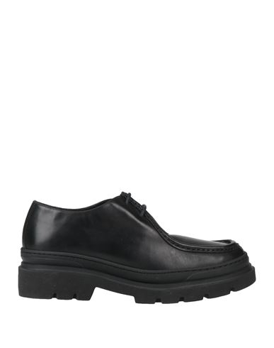 Antica Cuoieria Man Lace-up Shoes Black Size 9 Soft Leather