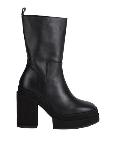 Paloma Barceló Woman Ankle Boots Black Size 9.5 Soft Leather In Black