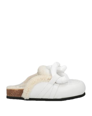 Jw Anderson Woman Mules & Clogs White Size 6 Calfskin