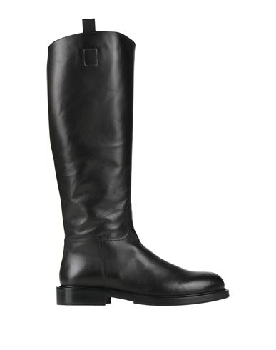 Guglielmo Rotta Woman Knee Boots Black Size 10 Soft Leather