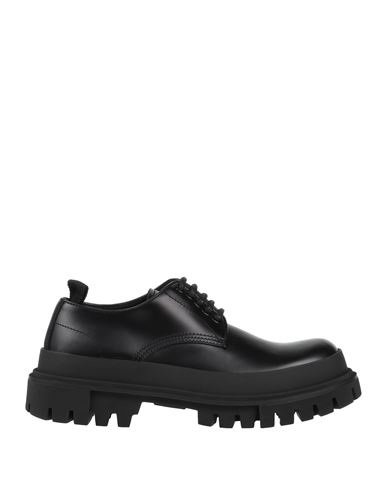 Shop Dolce & Gabbana Man Lace-up Shoes Black Size 8.5 Soft Leather