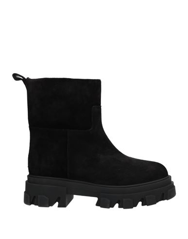 Gia Borghini Woman Ankle Boots Black Size 11 Calfskin