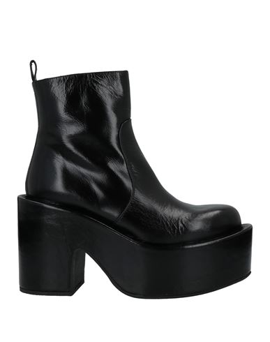 Paloma Barceló Woman Ankle Boots Black Size 10 Soft Leather