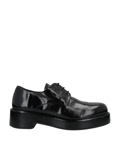 Paloma Barceló Woman Lace-up Shoes Black Size 6 Soft Leather