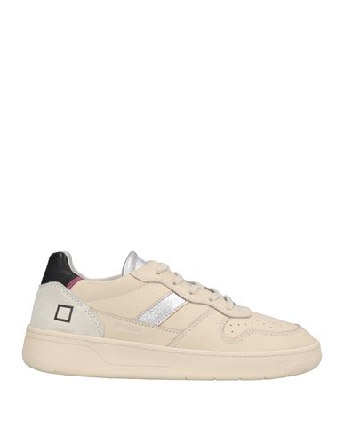 Date D. A.t. E. Woman Sneakers Cream Size 8 Soft Leather In White