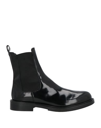 Shop Guglielmo Rotta Woman Ankle Boots Black Size 11 Leather