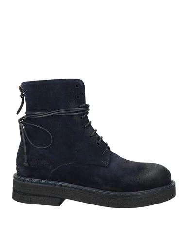 Marsèll Woman Ankle Boots Midnight Blue Size 6 Leather In Blue