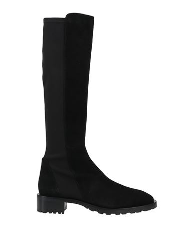 Stuart Weitzman Woman Boot Black Size 7 Soft Leather, Textile Fibers