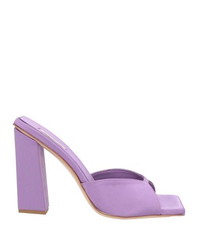 Gia Rhw Gia / Rhw Woman Sandals Light Purple Size 10 Textile Fibers