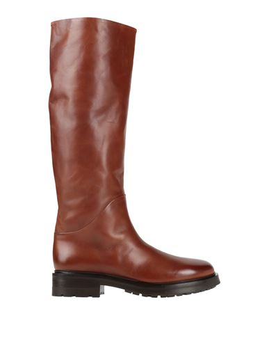 Strategia Woman Boot Brown Size 11 Soft Leather In Brown