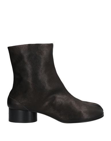 Maison Margiela Woman Ankle Boots Black Size 6 Soft Leather