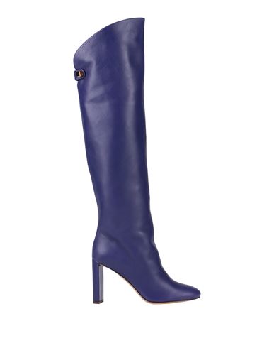 Skorpios Woman Boot Dark Purple Size 6 Soft Leather