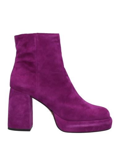 Ton Gout Ton Goût Woman Ankle Boots Mauve Size 6 Soft Leather In Purple