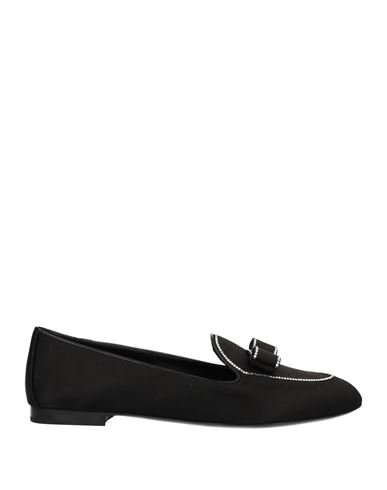 Ferragamo Woman Loafers Black Size 11 Soft Leather