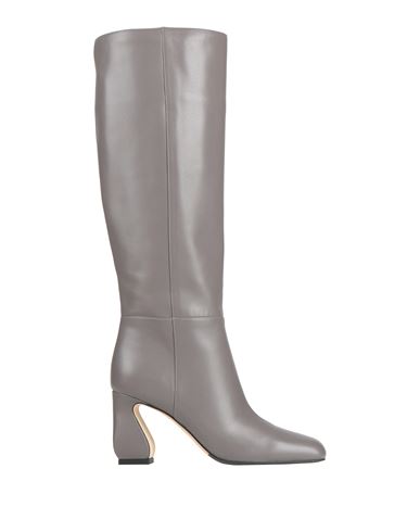 SI ROSSI BY SERGIO ROSSI SI ROSSI BY SERGIO ROSSI WOMAN BOOT GREY SIZE 8 SOFT LEATHER 
