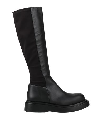 Shop Paloma Barceló Woman Boot Black Size 6 Soft Leather, Textile Fibers