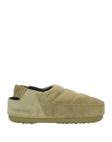 Moon Boot Man Mules & Clogs Military Green Size 11.5-12 Soft Leather