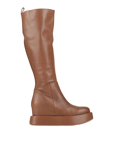 Paloma Barceló Woman Boot Tan Size 8 Soft Leather In Brown