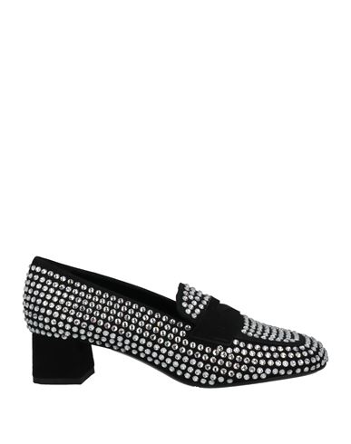 Shop Eddy Daniele Woman Loafers Black Size 6 Soft Leather
