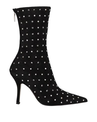 Paris Texas Woman Ankle Boots Black Size 10 Soft Leather