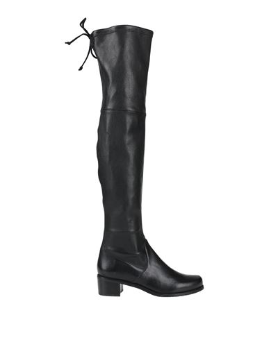 Stuart Weitzman Woman Knee Boots Black Size 9.5 Soft Leather