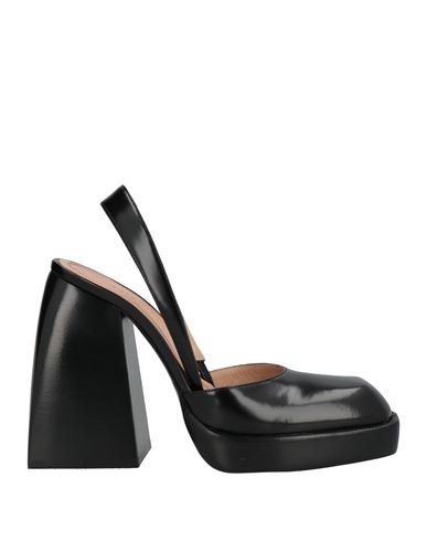 Nodaleto Woman Pumps Black Size 8.5 Soft Leather