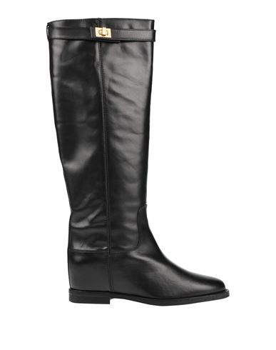 VIA ROMA 15 VIA ROMA 15 WOMAN BOOT BLACK SIZE 6 SOFT LEATHER 