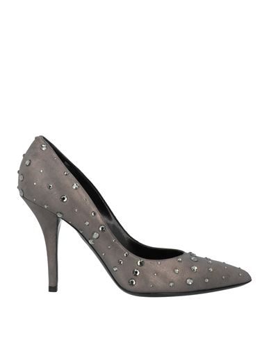 Rodo Woman Pumps Lead Size 10.5 Soft Leather In Grey