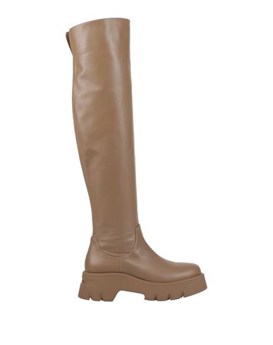 Gianvito Rossi Woman Boot Camel Size 8 Calfskin In Beige