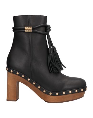 Ulla Johnson Women's Noah Leather Tassel Ankle Boot In Noir