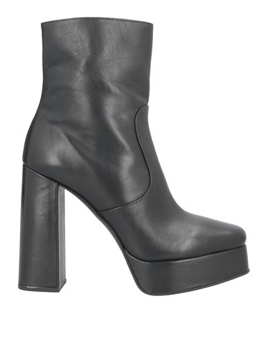 Tsakiris Mallas Woman Ankle Boots Black Size 10 Soft Leather