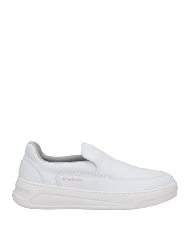 Acne Studios Woman Sneakers White Size 12 Soft Leather