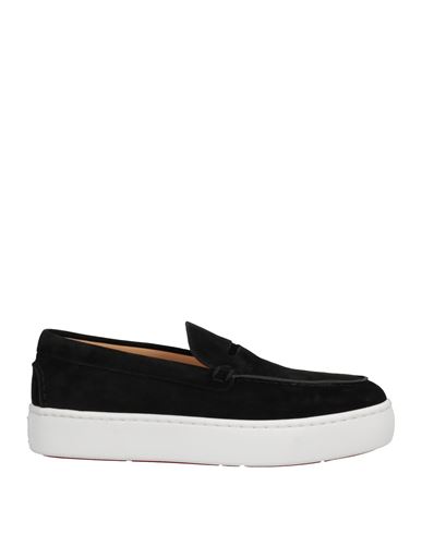 Shop Christian Louboutin Man Loafers Black Size 9.5 Calfskin